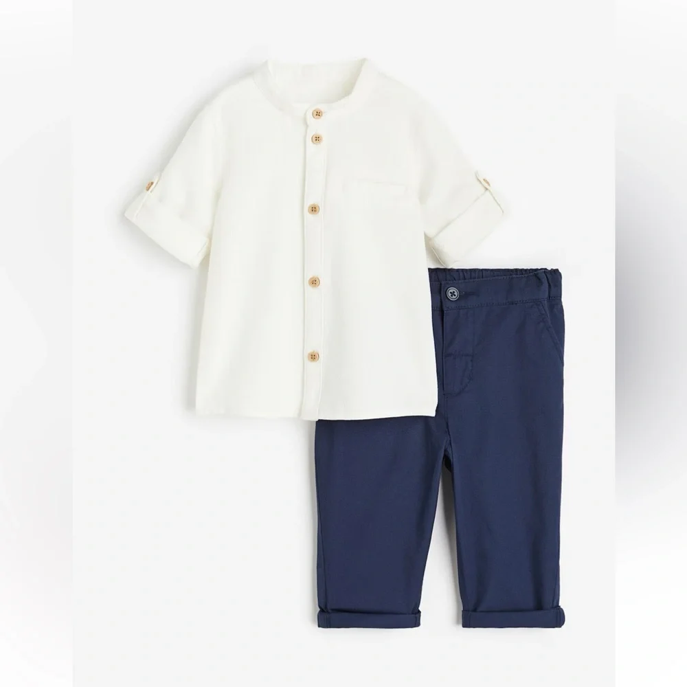 2-PIECE SHIRT AND PANTS SET
